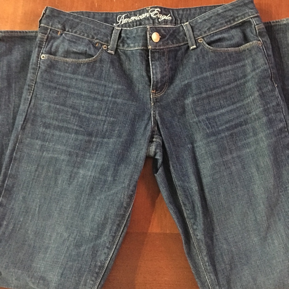 American Eagle 77 Straight Leg Jeans Size 12 Reg